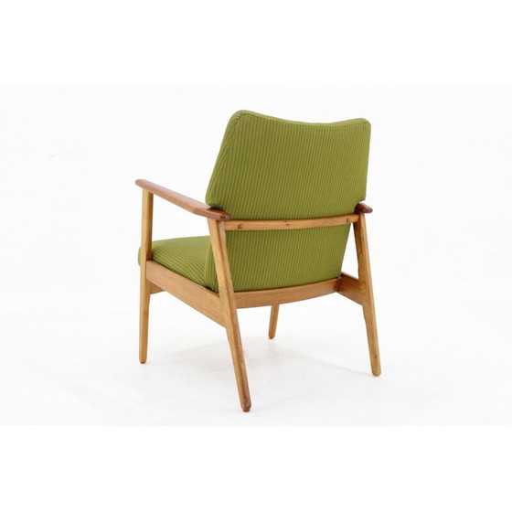 Image 1 of Vintage teak en eiken fauteuil van Kurt Olsen, Denemarken 1960