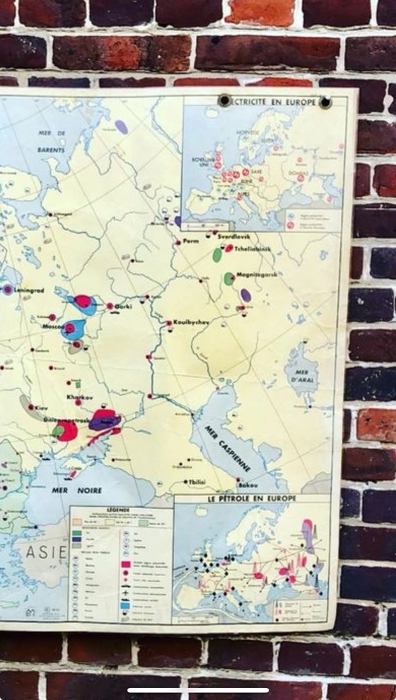 Image 1 of Vintage schoolkaart