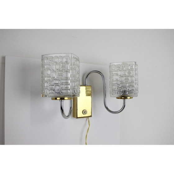 Image 1 of Mid-eeuwse wandlamp van Lidokov, Tsjecho-Slowakije 1970