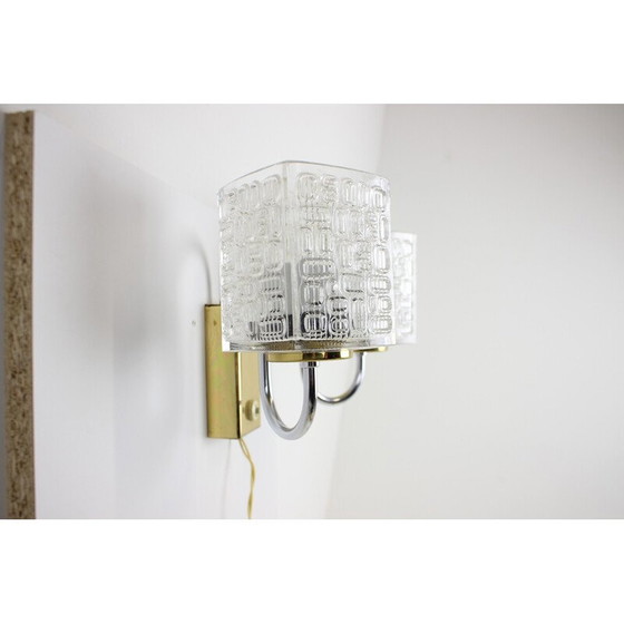Image 1 of Mid-eeuwse wandlamp van Lidokov, Tsjecho-Slowakije 1970