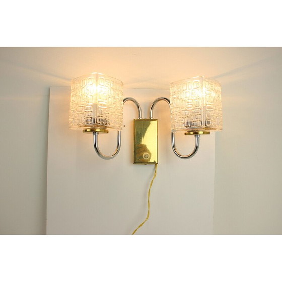 Image 1 of Mid-eeuwse wandlamp van Lidokov, Tsjecho-Slowakije 1970