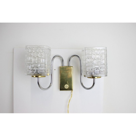 Image 1 of Mid-eeuwse wandlamp van Lidokov, Tsjecho-Slowakije 1970