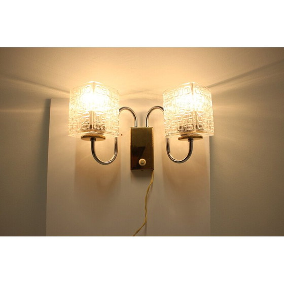 Image 1 of Mid-eeuwse wandlamp van Lidokov, Tsjecho-Slowakije 1970