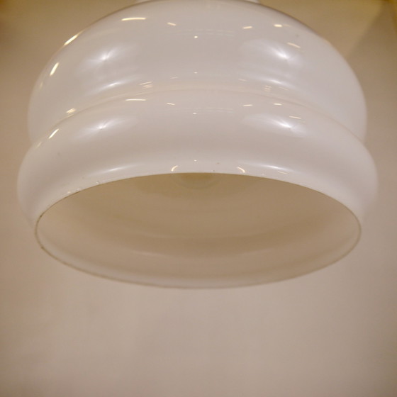 Image 1 of Vintage Italiaanse glazen hanglamp