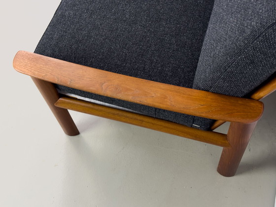 Image 1 of Loungestoelen in teak van Sven Ellekaer voor Komfort, 1960S, set van 2