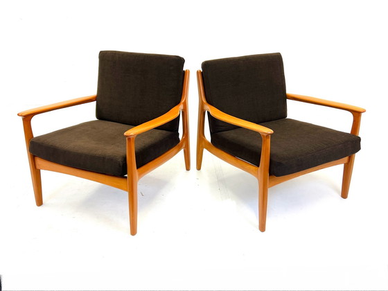 Image 1 of 2x Eugen Schmidt ES Möbelfabrik stoelen