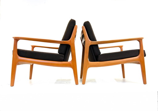 2x Eugen Schmidt ES Möbelfabrik stoelen