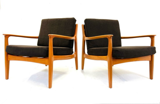 2x Eugen Schmidt ES Möbelfabrik stoelen