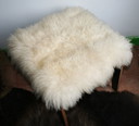 Strak Woolly bankje/bijzettafel