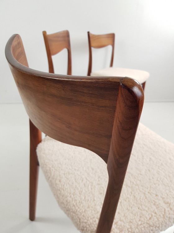 Image 1 of 3 Deense design palissander stoelen eettafel eetkamer 