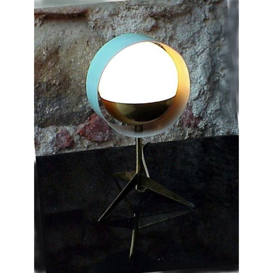 Image 1 of Vintage bureaulamp Stilux Saturn space age Italië 1960