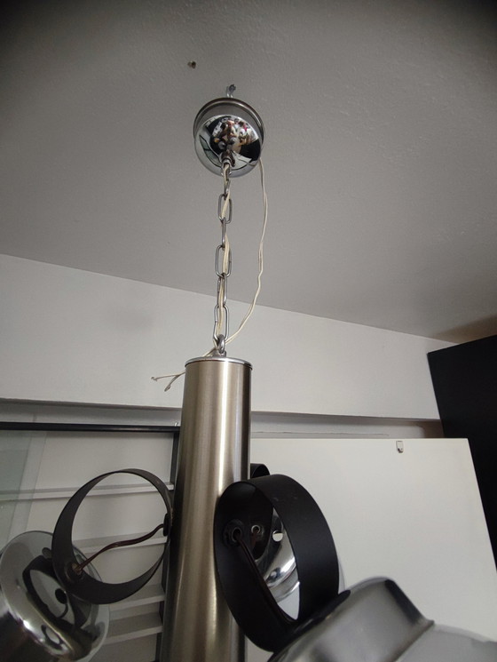 Image 1 of Kristal en Chroom Italiaanse 3-ballen kroonluchter