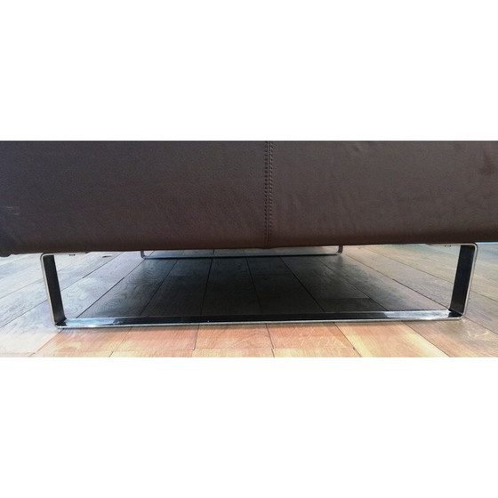 Image 1 of Vintage bruin leren lounge stoel Cor