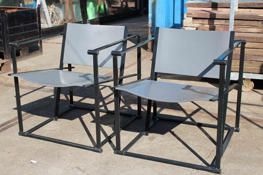 2x Pastoe Chairs Fm62 Van Radboud Van Beekum