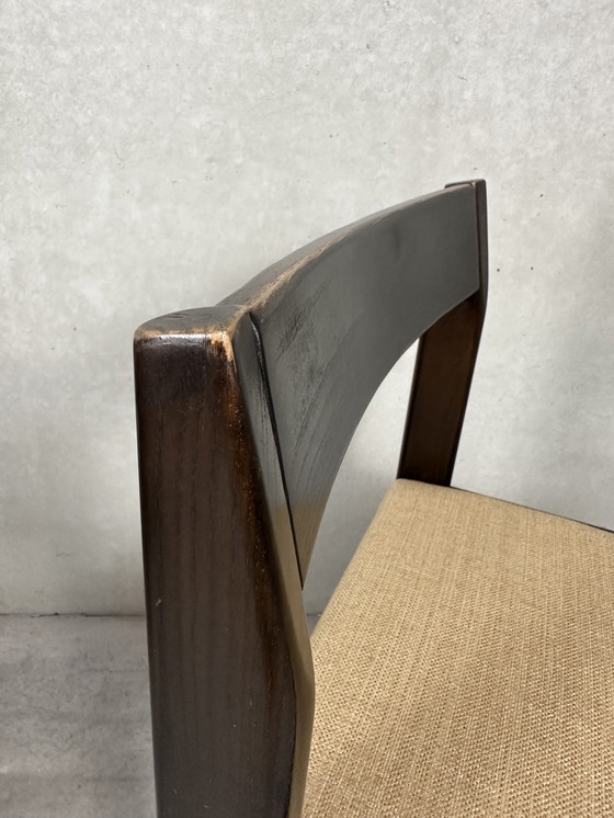 Image 1 of 6x vintage brutalist eetkamerstoelen