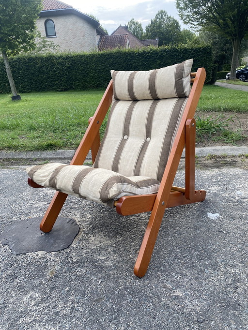 Vintage klap fauteuil