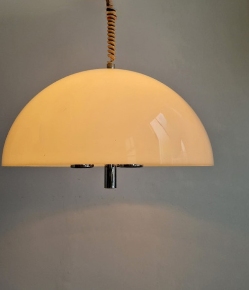 Vintage Hanglamp Raak Amsterdam Kroonluchter Mushroom