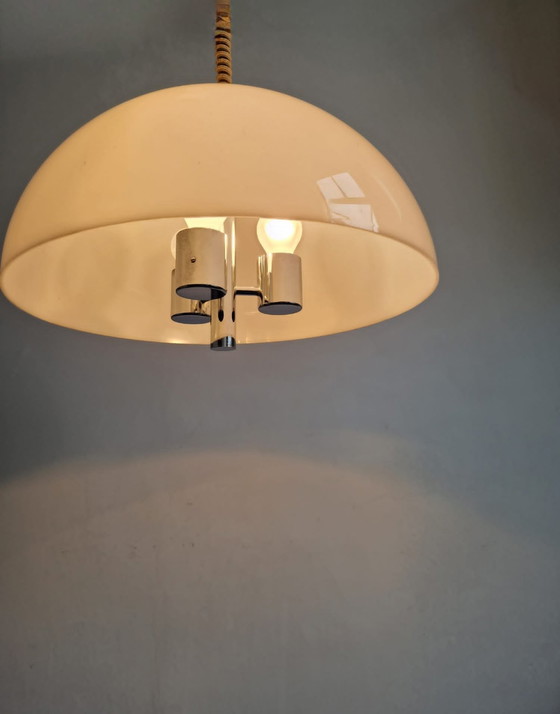 Image 1 of Vintage Hanglamp Raak Amsterdam Kroonluchter Mushroom