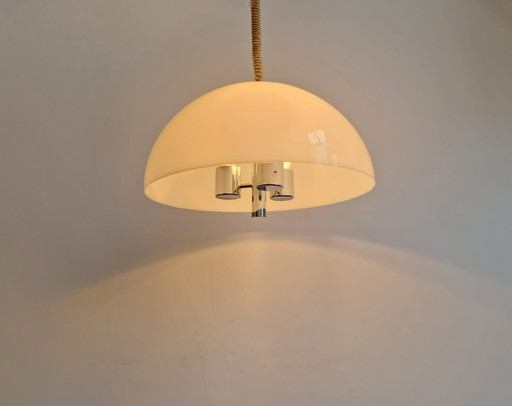 Vintage Hanglamp Raak Amsterdam Kroonluchter Mushroom