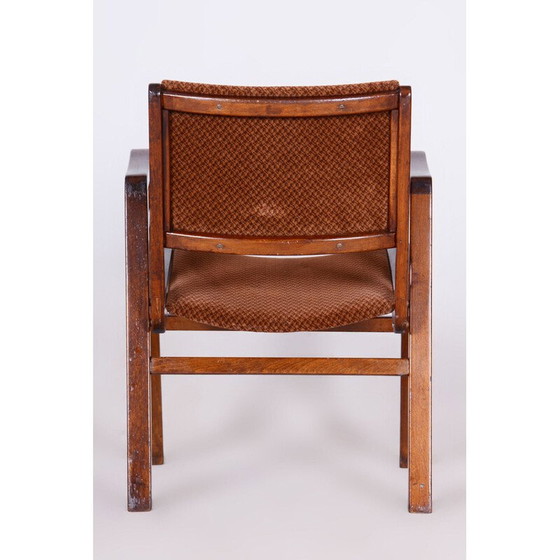 Image 1 of Vintage beuken fauteuil, Tsjecho-Slowakije 1950