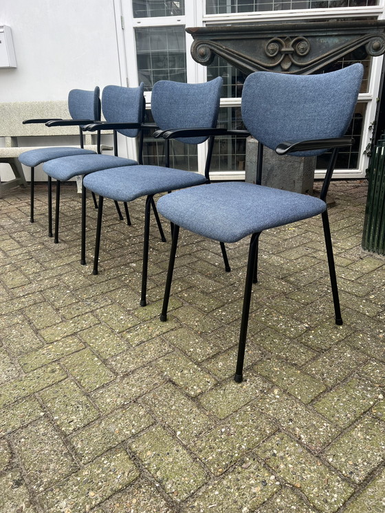 Image 1 of 4x Gebroeders de Wit stoelen, jaren 70/80