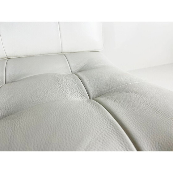 Image 1 of Vintage Moduline stalen fauteuil van Ole Gjerløv-Knudsen & Torben Lind voor Fritz Hansen, jaren 1980