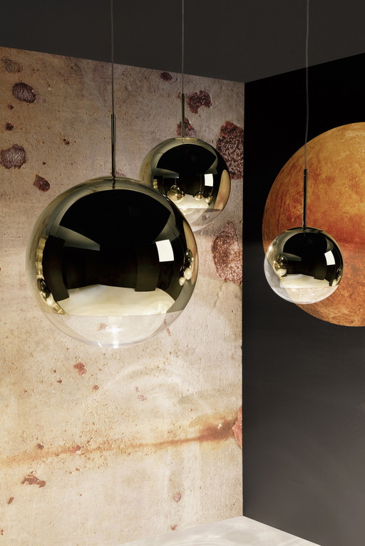 Tom Dixon Mirror Ball Pendant Gold 25cm | Nieuw in de doos