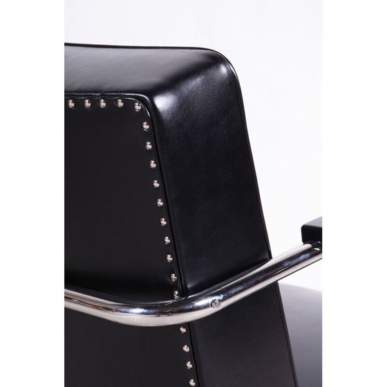 Image 1 of Vintage Bauhaus leren fauteuil van Mücke Melder, Tsjechië 1930
