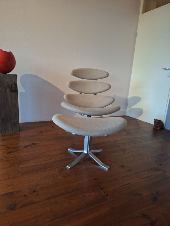 Image 1 of Corona Fauteuil Erik Jorgensen Met Hocker