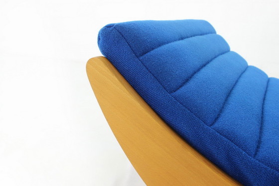 Image 1 of Verner Panton Relaxer 2 fauteuil / schommelstoel van Rosenthal, scheerwollen bekleding