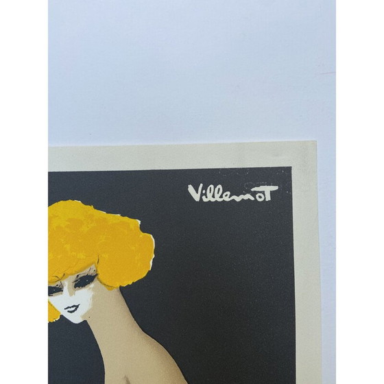 Image 1 of Vintage litho door Bernard Villemot voor Bally, 1982