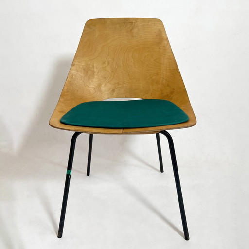 Pierre Guariche, Chaise Tonneau nr. 3, 1950S.