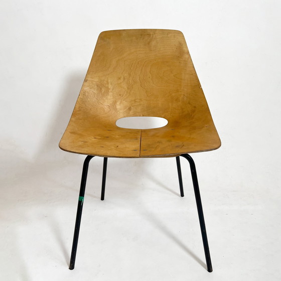 Image 1 of Pierre Guariche, Chaise Tonneau nr. 3, 1950S.