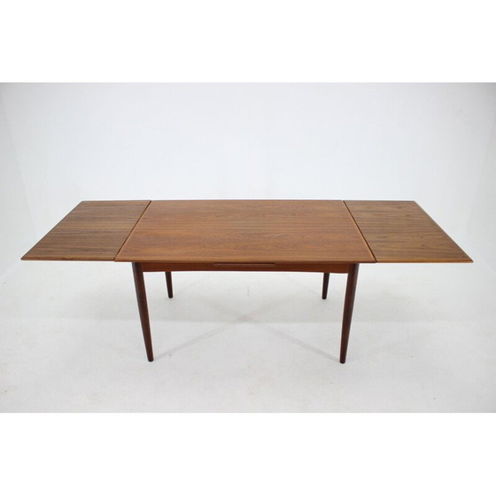 Image 1 of Vintage teakhouten uitschuifbare tafel Denemarken 1960