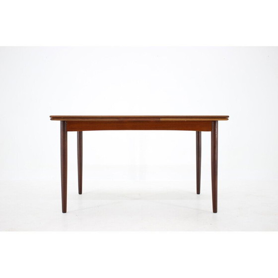 Image 1 of Vintage teakhouten uitschuifbare tafel Denemarken 1960