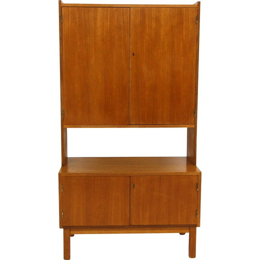 Vintage teakhouten kast, Zweden 1960