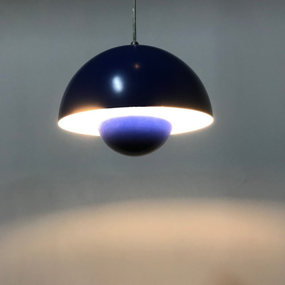 Image 1 of Hanglamp Flowerpot Blauw