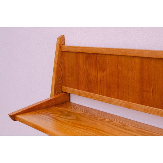 Image 1 of Vintage beukenhouten tijdschriftenrek voor Uluv, Tsjecho-Slowakije 1960