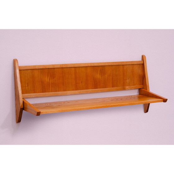 Image 1 of Vintage beukenhouten tijdschriftenrek voor Uluv, Tsjecho-Slowakije 1960