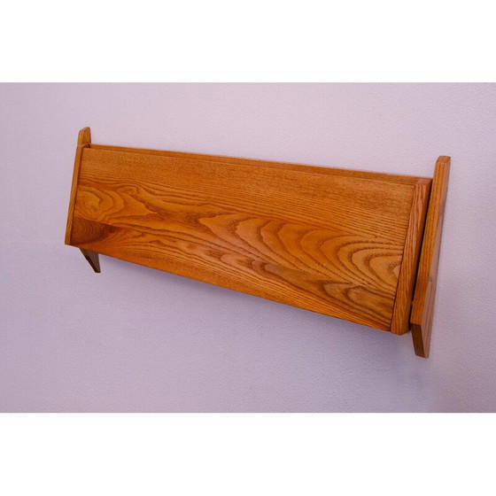 Image 1 of Vintage beukenhouten tijdschriftenrek voor Uluv, Tsjecho-Slowakije 1960