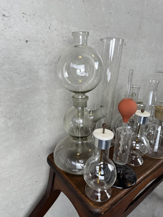 Image 1 of 16x vintage laboratoriumglas (Kipp, kolven, …)