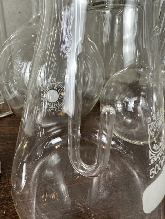 Image 1 of 16x vintage laboratoriumglas (Kipp, kolven, …)