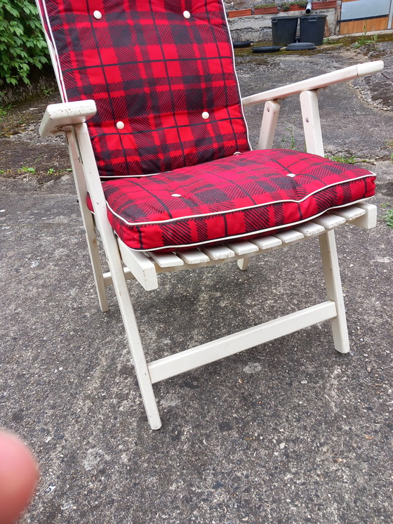 Image 1 of Vintage set Clairitex tuinmeubelen en twee stoelen