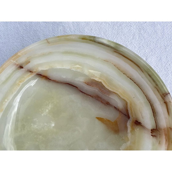 Image 1 of Vintage handgesneden onyx kom