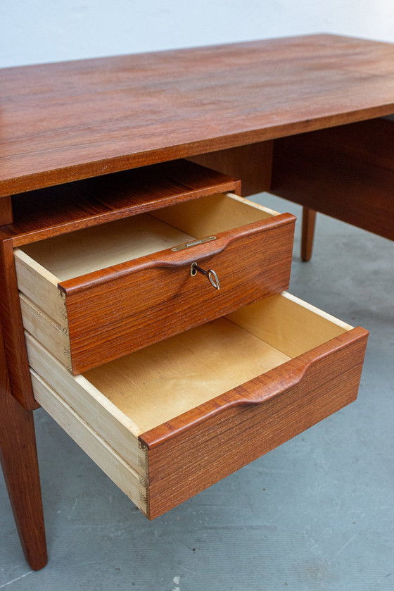 Image 1 of Vintage teak bureau