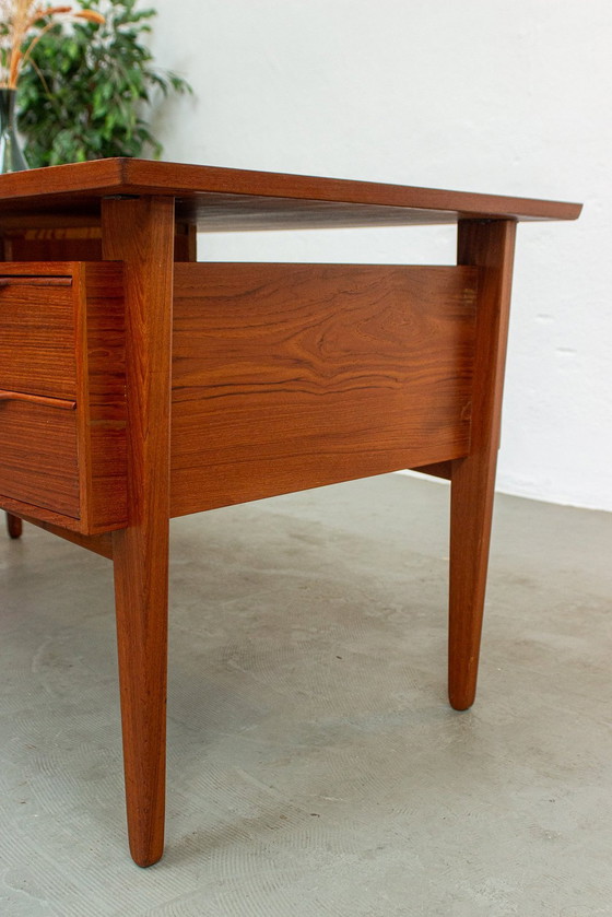 Image 1 of Vintage teak bureau