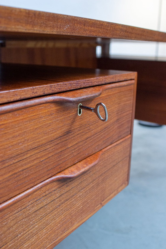 Image 1 of Vintage teak bureau