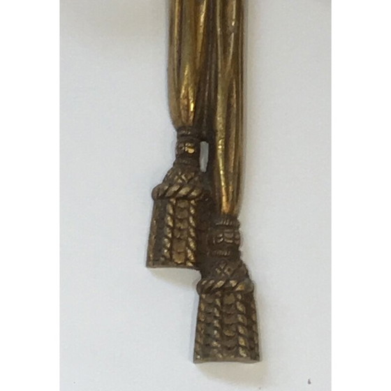 Image 1 of Paar vintage bronzen wandlampen, Frankrijk 1940