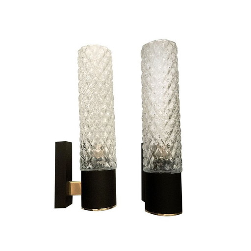 Vintage wandlampen van Arlus 1950