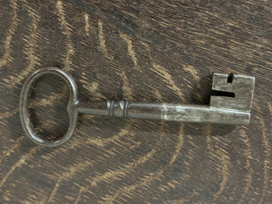 Image 1 of Antieke Eiken Dekenkist Circa 1800 Met 2 Sloten